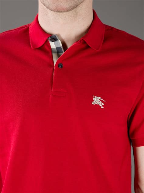 red burberry polo womens|men's Burberry polo shirt sale.